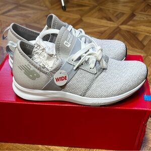 New Balance Light Gray Running Shoes